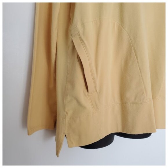 J.Jill Luxe Supima Pullover T-Shirt Tunic Hoodie Pockets Seam Stitching Size S - Picture 6 of 10